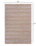 5' X 8' Natural Hand Woven Area Rug