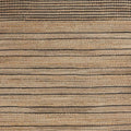 8' X 10' Tan And Black Jute Flatweave Handmade Area Rug