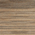 8' X 10' Tan And Black Jute Flatweave Handmade Area Rug