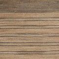 8' X 10' Tan And Black Jute Flatweave Handmade Area Rug