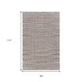 8' X 10' Brown and Beige Toned Jute Area Rug