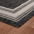 5' X 7' Gray Indoor Outdoor Area Rug