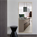 47" Gold Metal Accent Mirror