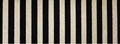 2' X 6' Black and Tan Wide Stripe Washable Runner Rug