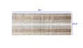 2' X 6' Sandy Shores Regatta Stripe Washable Runner Rug