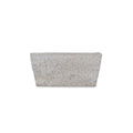9" Gray Speckle Glaze Cement Indoor Outdoor Rectangular Pot Planter