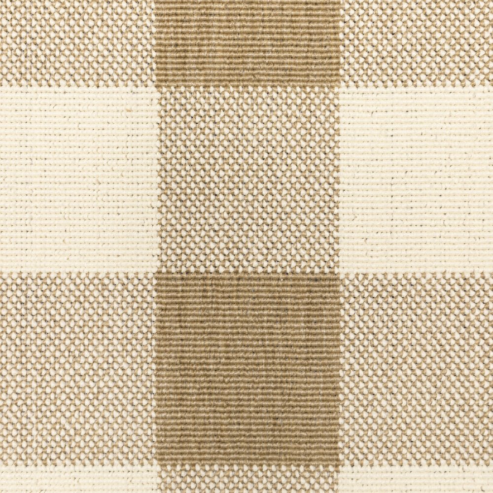 9' X 13' Red And Ivory Geometric Indoor Outdoor Area Rug