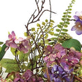 22" Purple Artificial Summer Hydrangea Wreath