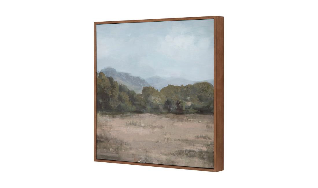 Fair Woodlands Framed Canvas Art