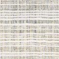 5' X 8' Ivory Gold And Gray Striped Area Rug