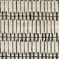 3' X 5' Beige And Black Geometric Area Rug
