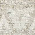 3' X 5' Beige And Ivory Tribal Area Rug