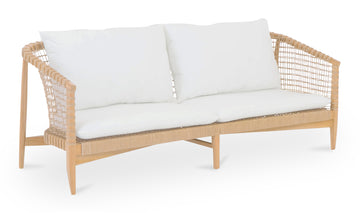 Stylish Kuna Outdoor Sofa in White for Elegant Patios