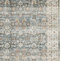 8' X 10' Gray And Ivory Oriental Area Rug
