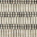3' X 5' Beige And Black Geometric Area Rug