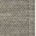 10' X 13' Gray And Beige Diamond Area Rug With Fringe