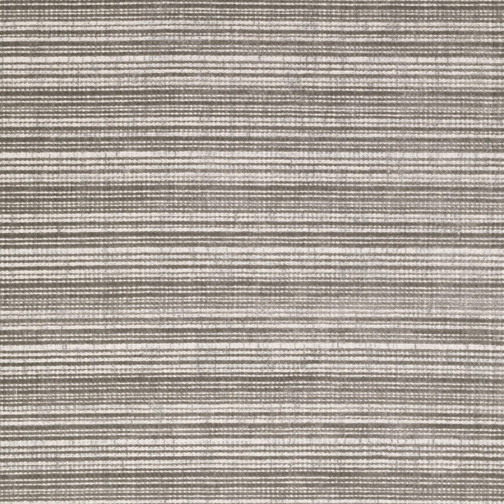 5' X 8' Ivory And Gray Striped Hand Tufted Area Rug