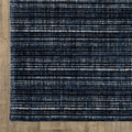 5' X 8' Ivory And Gray Striped Hand Tufted Area Rug