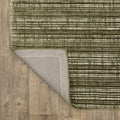 5' X 8' Ivory And Gray Striped Hand Tufted Area Rug