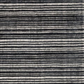 5' X 8' Ivory And Gray Striped Hand Tufted Area Rug