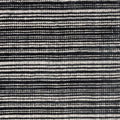 5' X 8' Ivory And Gray Striped Hand Tufted Area Rug