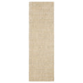 5' X 8' Ivory And Gray Striped Hand Tufted Area Rug