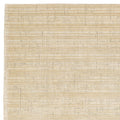 5' X 8' Ivory And Gray Striped Hand Tufted Area Rug