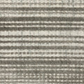 5' X 8' Ivory And Gray Striped Hand Tufted Area Rug