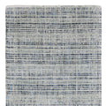 5' X 8' Ivory And Gray Striped Hand Tufted Area Rug