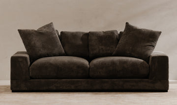 Modern Charcoal Plunge Sofa