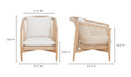 Kuna Outdoor Lounge Chair - Elegant Teak and Lounge Comfort