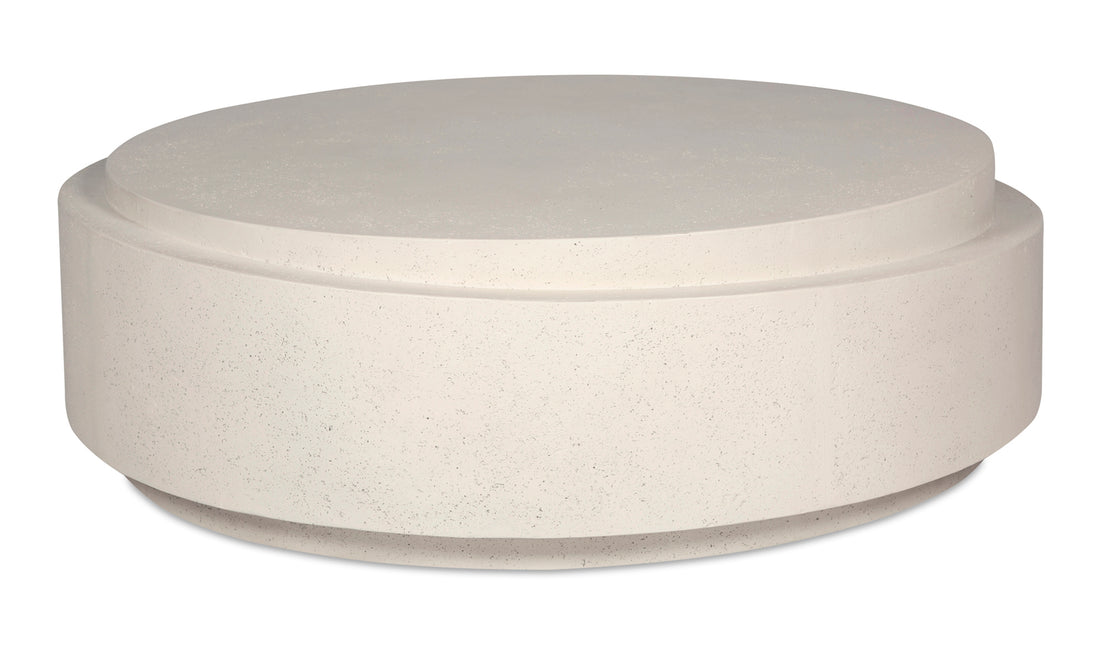 Cosmo Outdoor Coffee Table in White - Modern Elegance for Your Patio