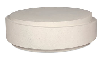 Cosmo Outdoor Coffee Table in White - Modern Elegance for Your Patio