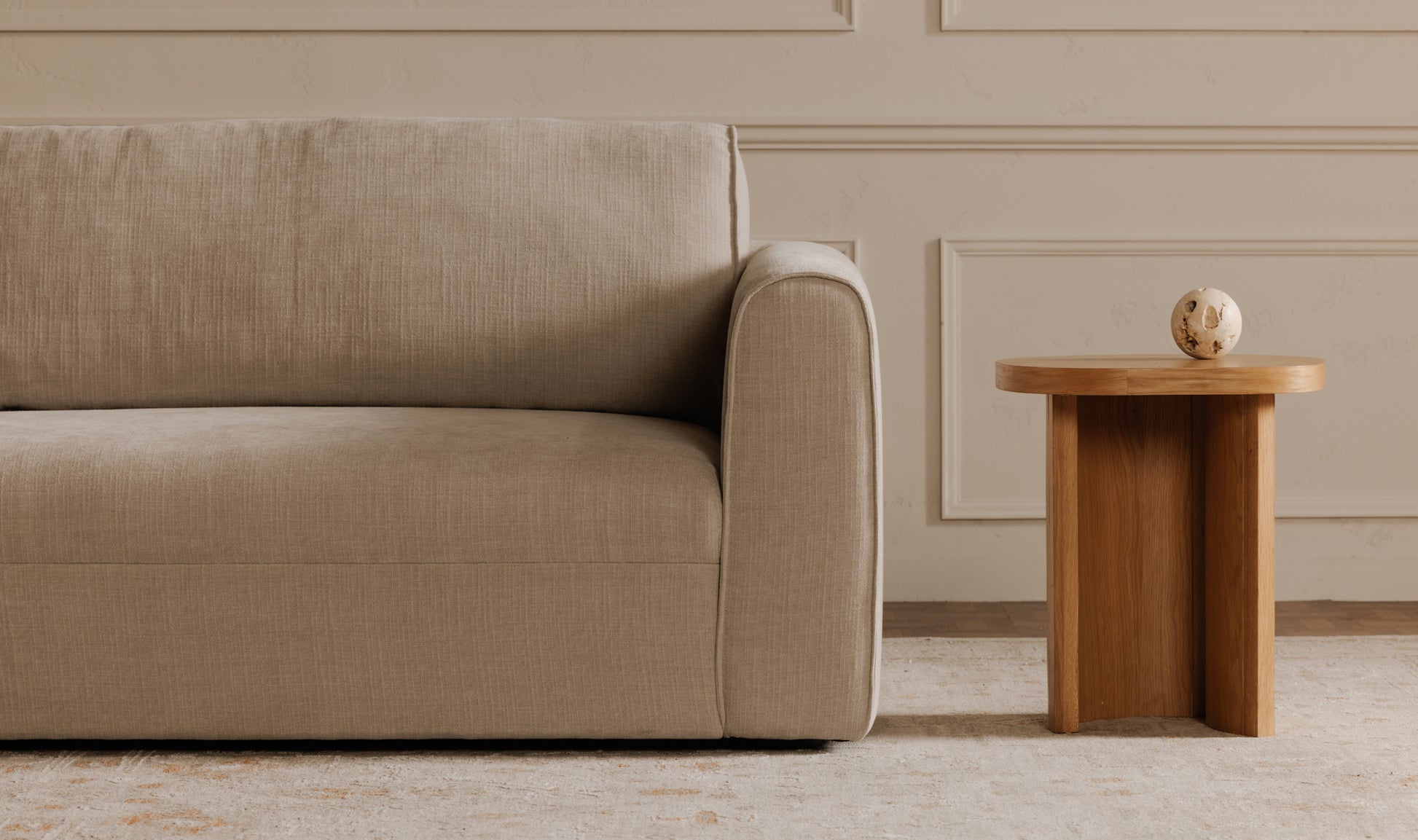 Madrid Sectional Cool Beige Sofa
