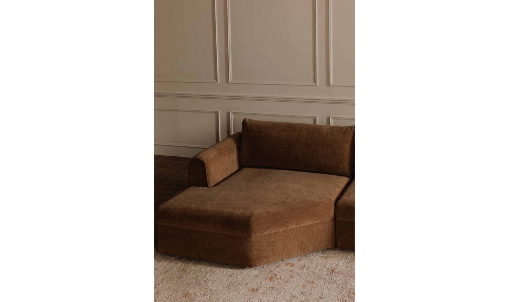 Madrid Sectional Cool Beige Sofa