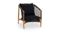 Kuna Outdoor Lounge Chair - Elegant Teak and Lounge Comfort