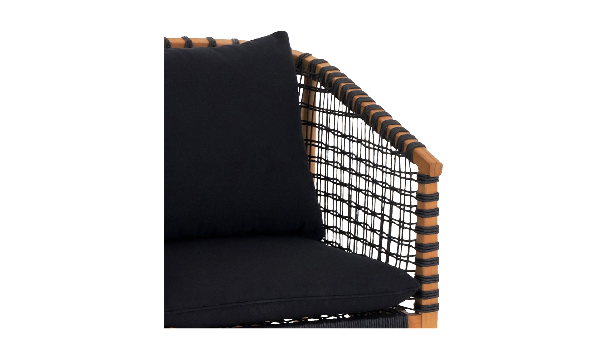 Kuna Outdoor Lounge Chair - Elegant Teak and Lounge Comfort