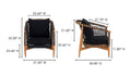 Kuna Outdoor Lounge Chair - Elegant Teak and Lounge Comfort