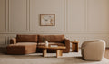 Madrid Sectional Cool Beige Sofa
