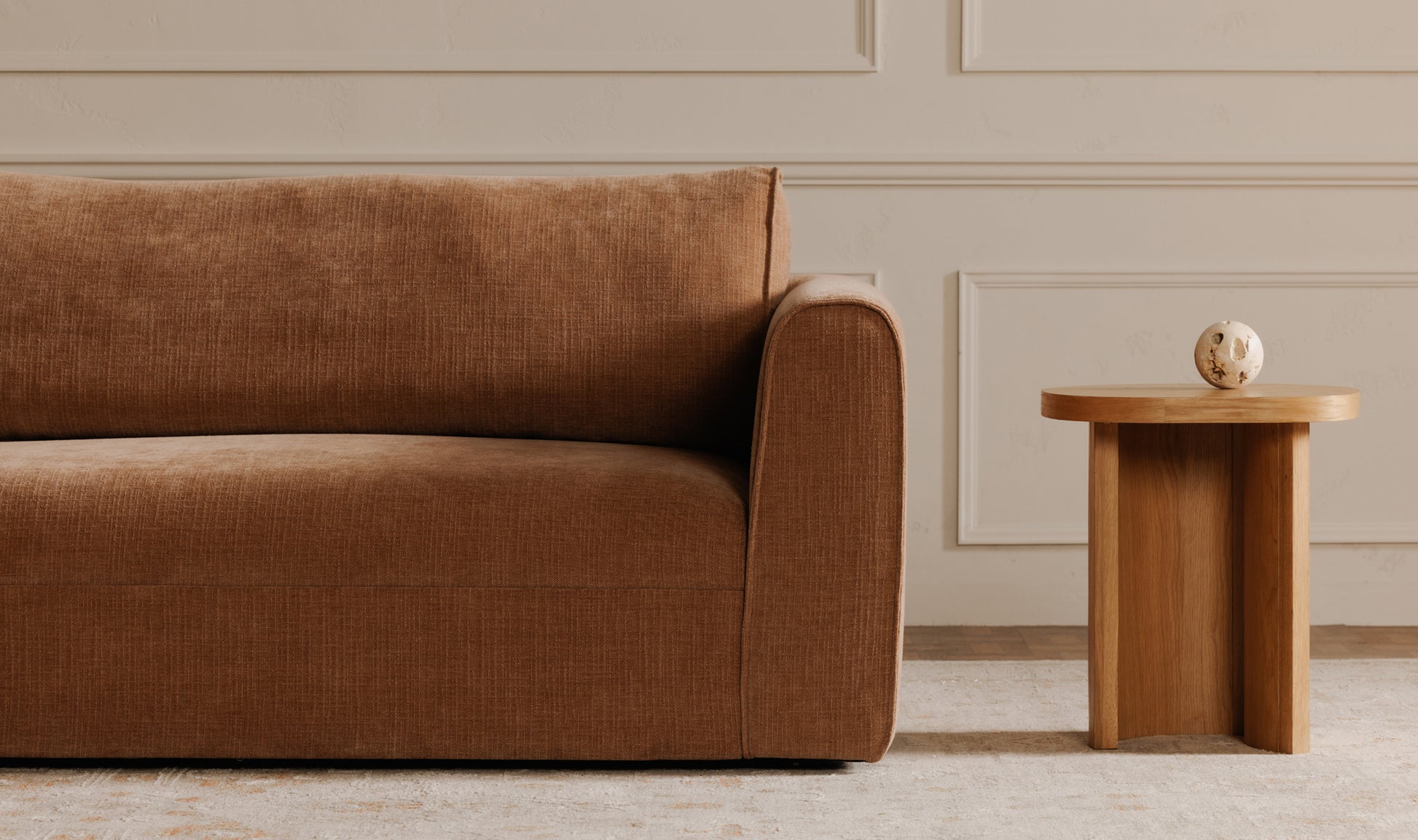 Madrid Sectional Cool Beige Sofa