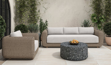 Stylish Kiri Outdoor Coffee Table - Black Modern Design