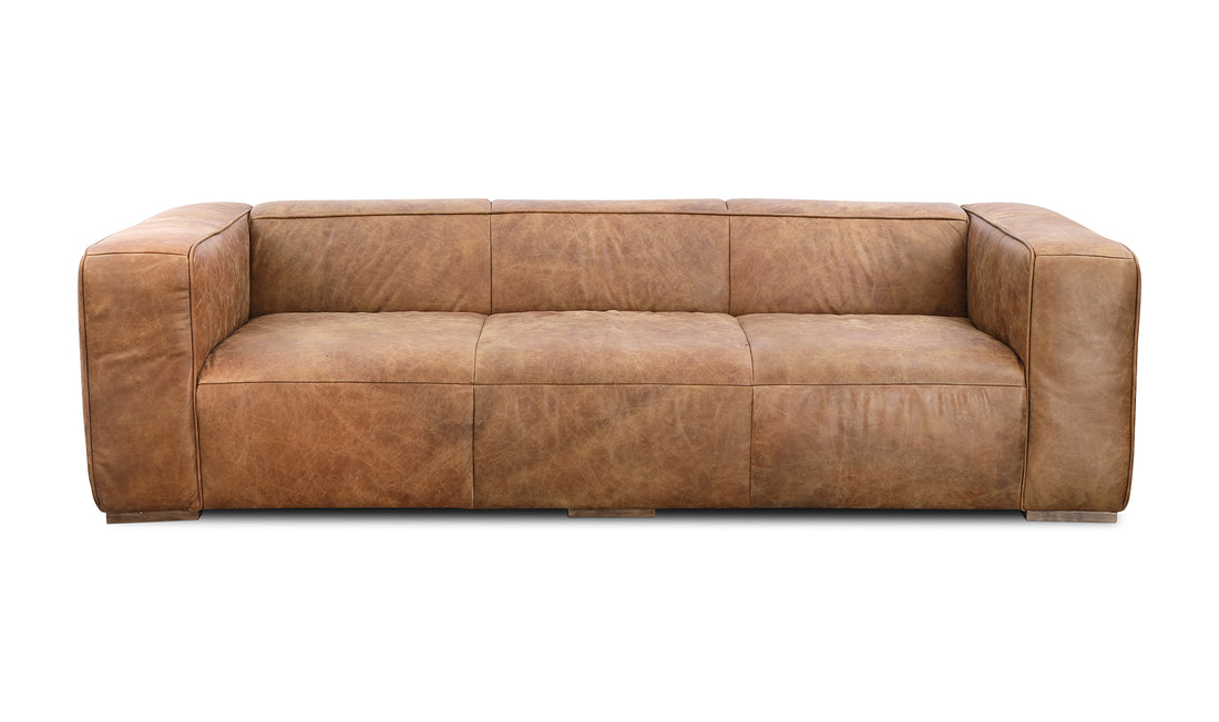 Industrial Bolton Leather Sofa