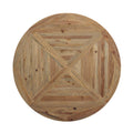 Column Pine Wood Dining Table 59in