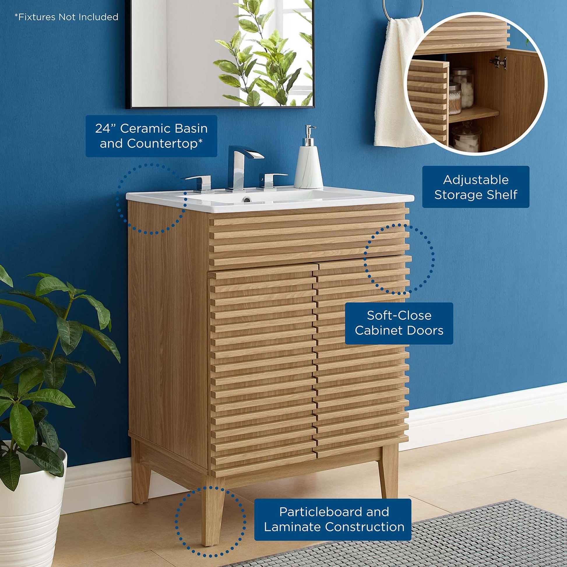 Render Bathroom Vanity Basin Included by Modway