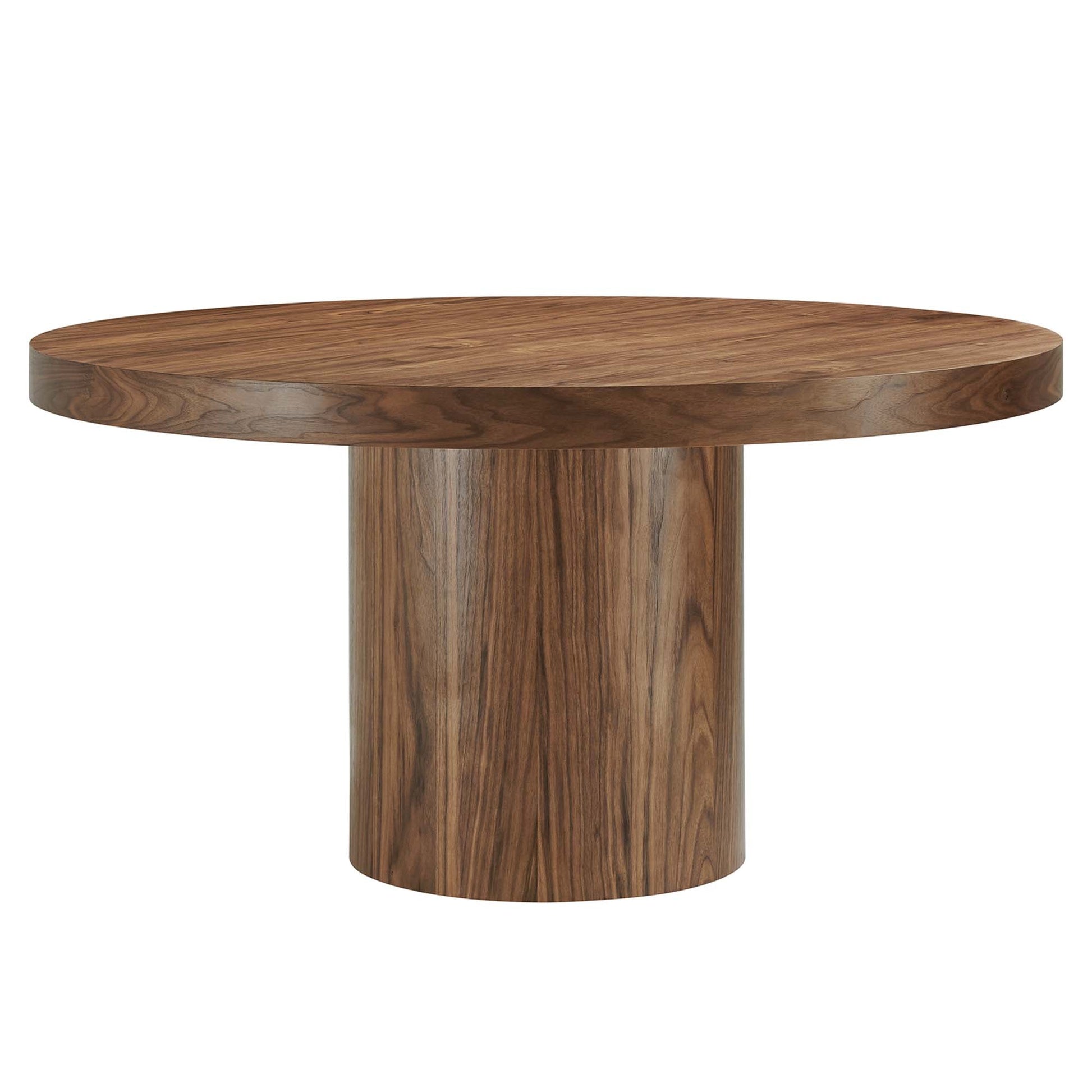 Modern Oak Round Dining Table