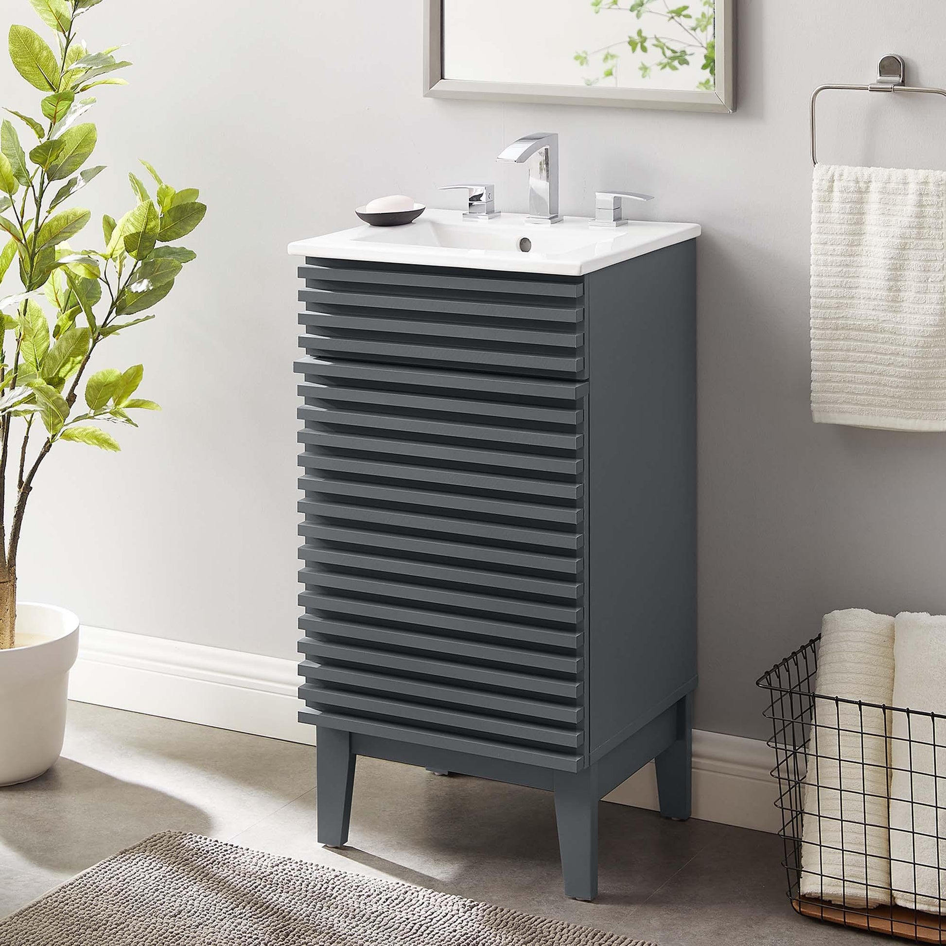 Render Bathroom Vanity Basin Included by Modway