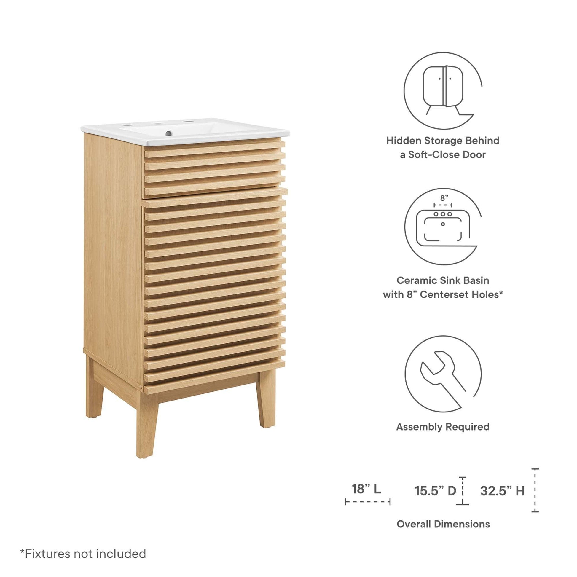 Render Bathroom Vanity Basin Included by Modway