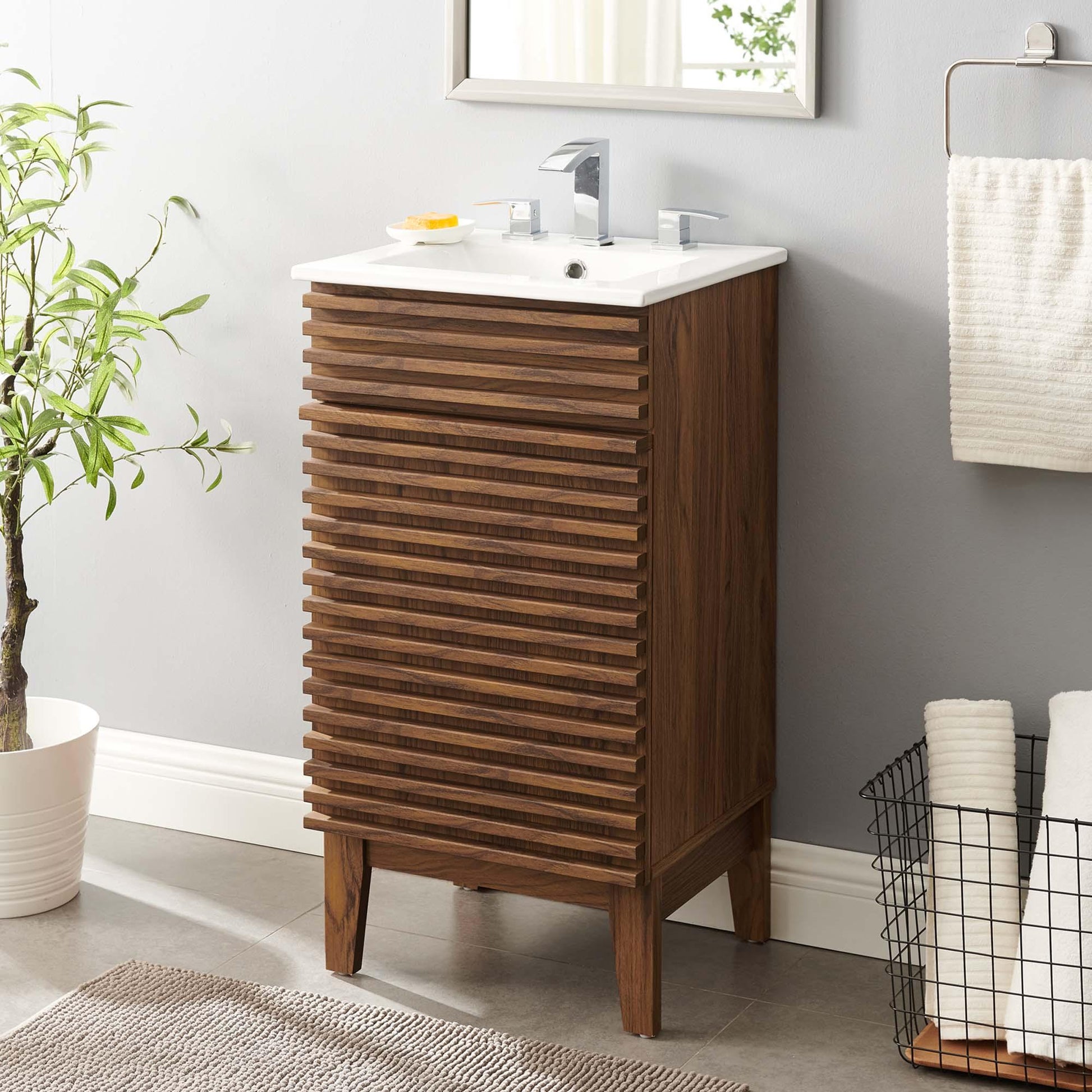 Render Bathroom Vanity Basin Included by Modway