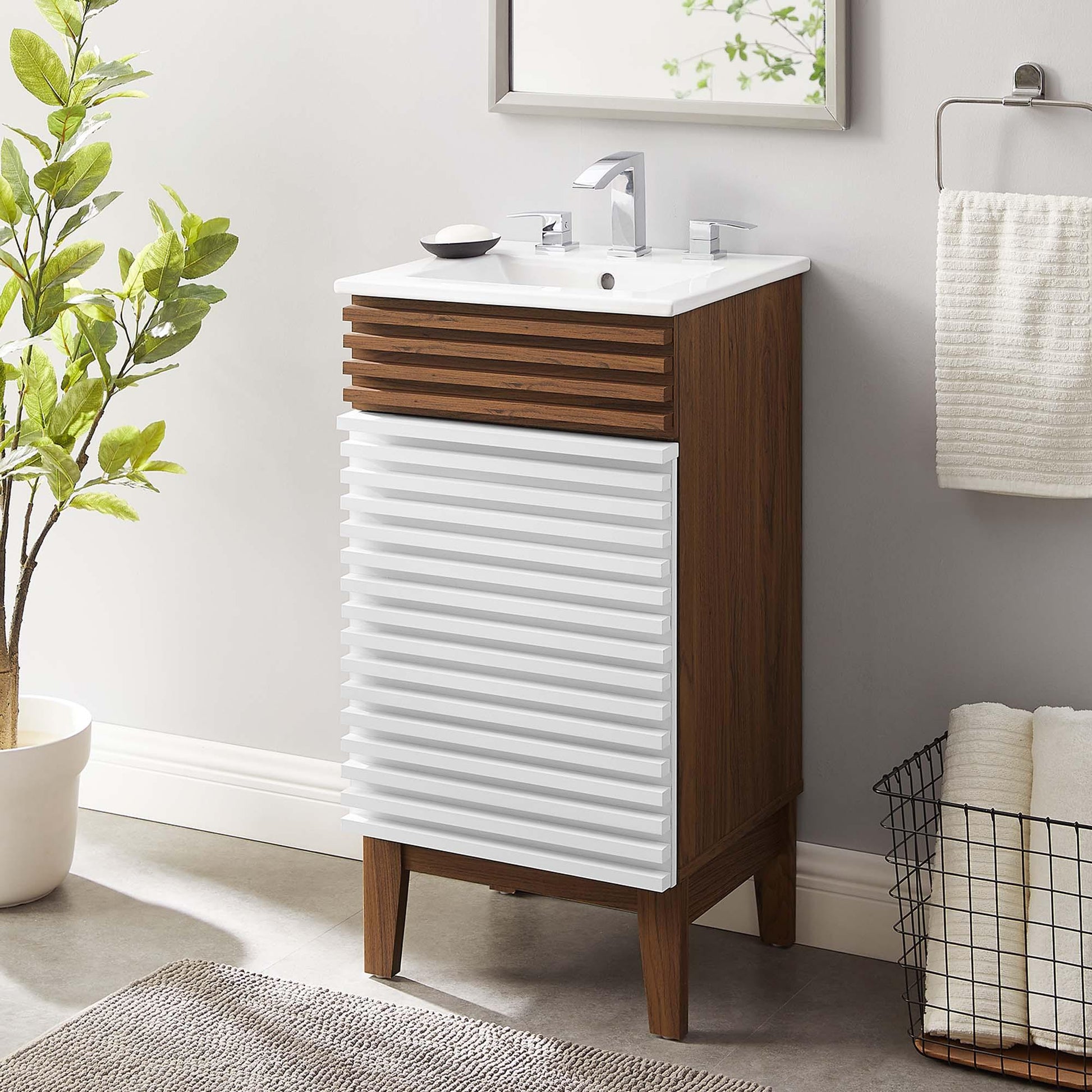 Render Bathroom Vanity Basin Included by Modway