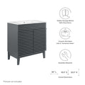 Modern 30" and 36" Bathroom Vanities